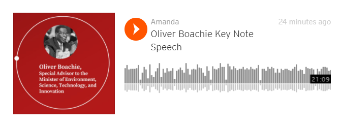 2020 12 09 11 05 21 Oliver Boachie Key Note Speech by Amanda Amanda Panella Free Listening on So