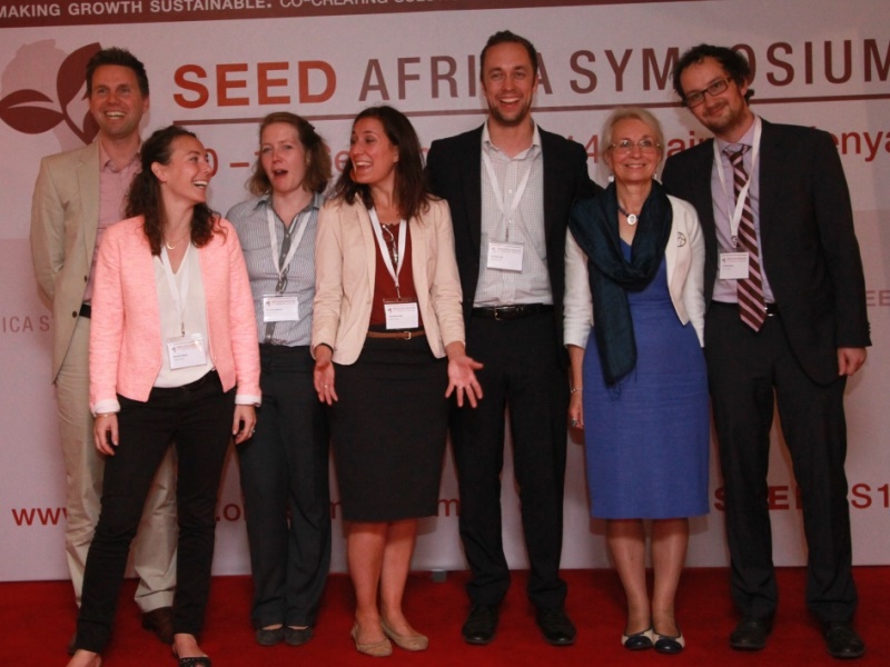 Helen Marquard with SEED Team 1